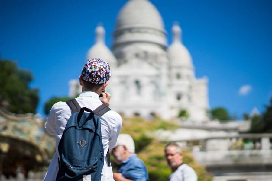 Paris: Walking Tour of Montmartre - The final climb to Sacré-Cœur
