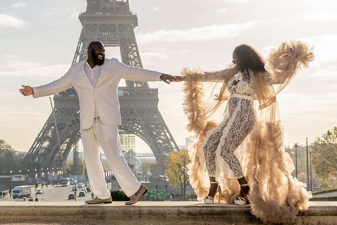 Private Guided Professional Photoshoot by the Eiffel Tower - What $108.89 per person buys you