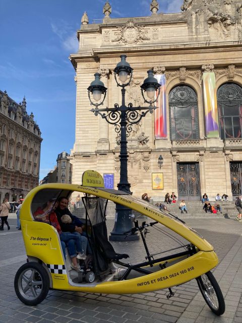 Private guided tour by electric bike taxi - Why an electric bike taxi works well in Lille