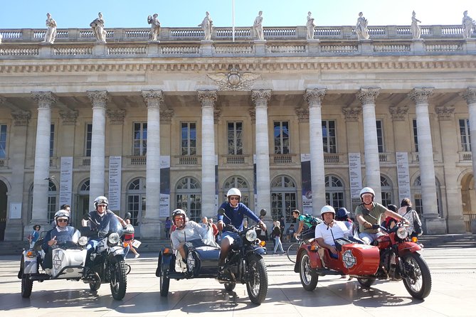 Private Tour of Bordeaux in a Sidecar 1h30 - Starting at Esplanade des Quinconces