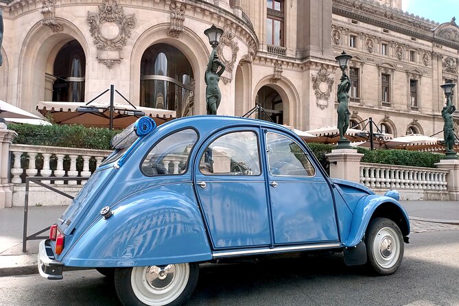 Private Tour of Paris in a convertible citroën 2CV - The Eiffel Tower from Pont d’Iéna and Champ de Mars