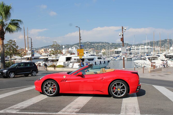 Private Tour on the Roads of Cannes by Ferrari - What three people should know about the car