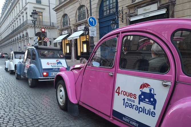 Private tour Paris 3 hours in vintage Citroën 2CV - Price, pickup, and comfort details