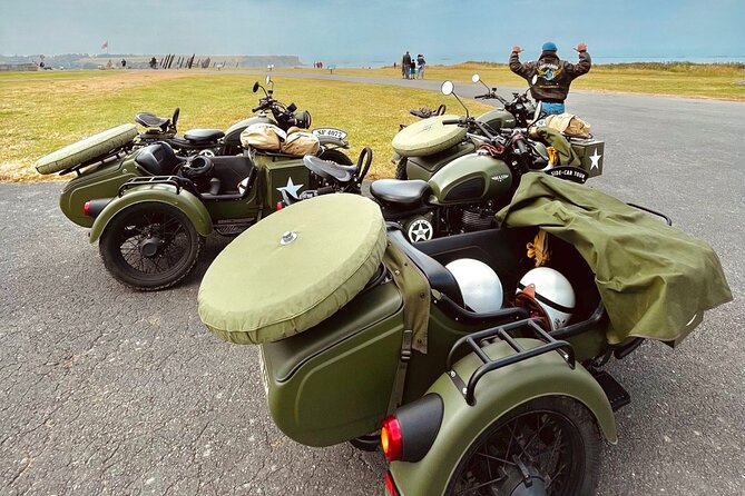 Private vintage sidecar tour of the D-Day Landing Beaches - Starting in Bayeux with a vintage send-off