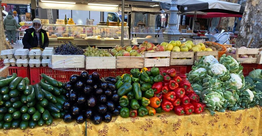 Provencal Market Walking Tour with Tastings - Place Richelme, the daily food market
