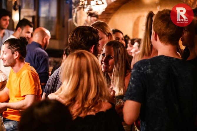 Riviera Bar Crawl Party with Free Shots and VIP Entry - The biggest question: how large is the group?