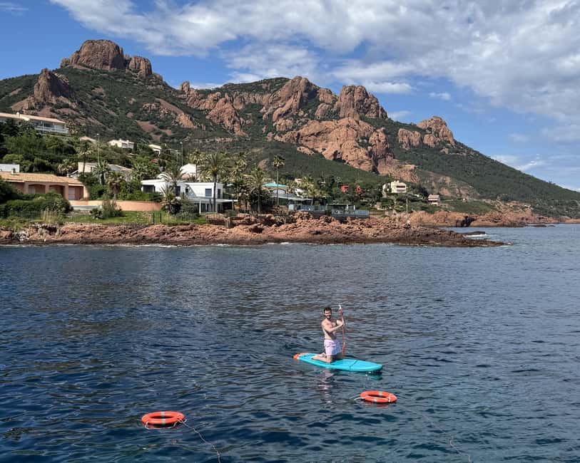 Saint-Raphaël: Golden Island Afternoon Cruise with Drinks - The 3:00 PM anchorage near Cap Roux