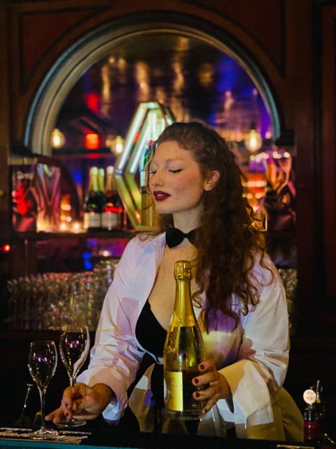Secret Square Paris : Parisian Strip-Tease Cabaret Ticket - The main room, stage, and show style