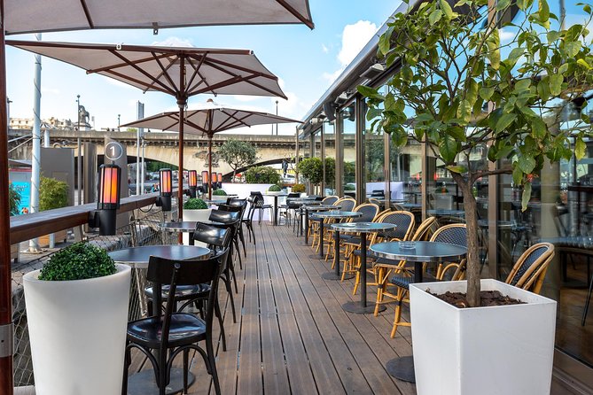 Seine River Sightseeing Cruise and Dinner at Le Bistro Parisien - Taking the separate Seine sightseeing boat
