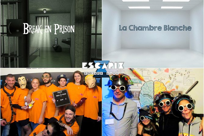 The "Break in Prison" room - The 15-minute debrief, drinks, and team photo