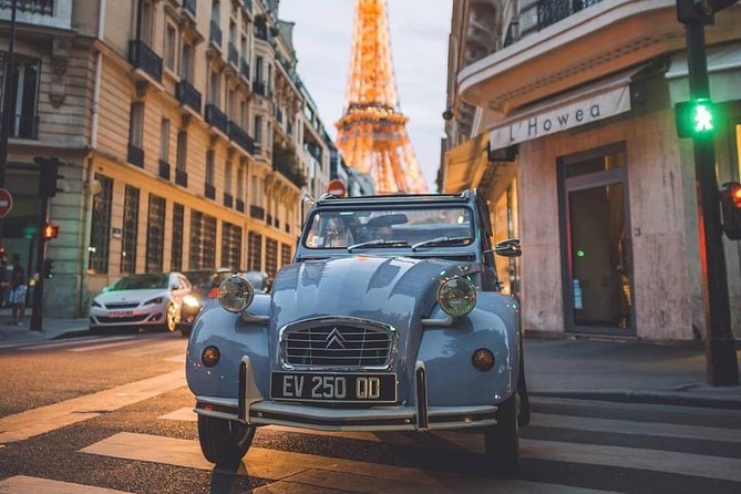 Vintage 2CV Adventure: 1-Hour Paris Highlights Tour - The one-hour route: famous Paris first