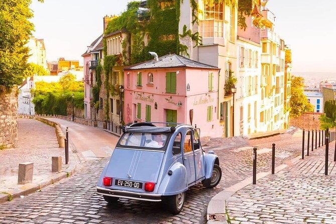 Vintage 2CV Adventure: 2-Hour Paris Highlights Tour - Pickup at your door and a route shaped around your interests